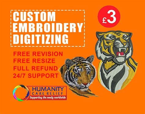 Embroidery Digitizing UK .